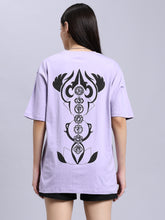 Women's Lavender Over-sized tee