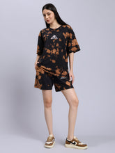 Black brown spaltter Women's co-ord set