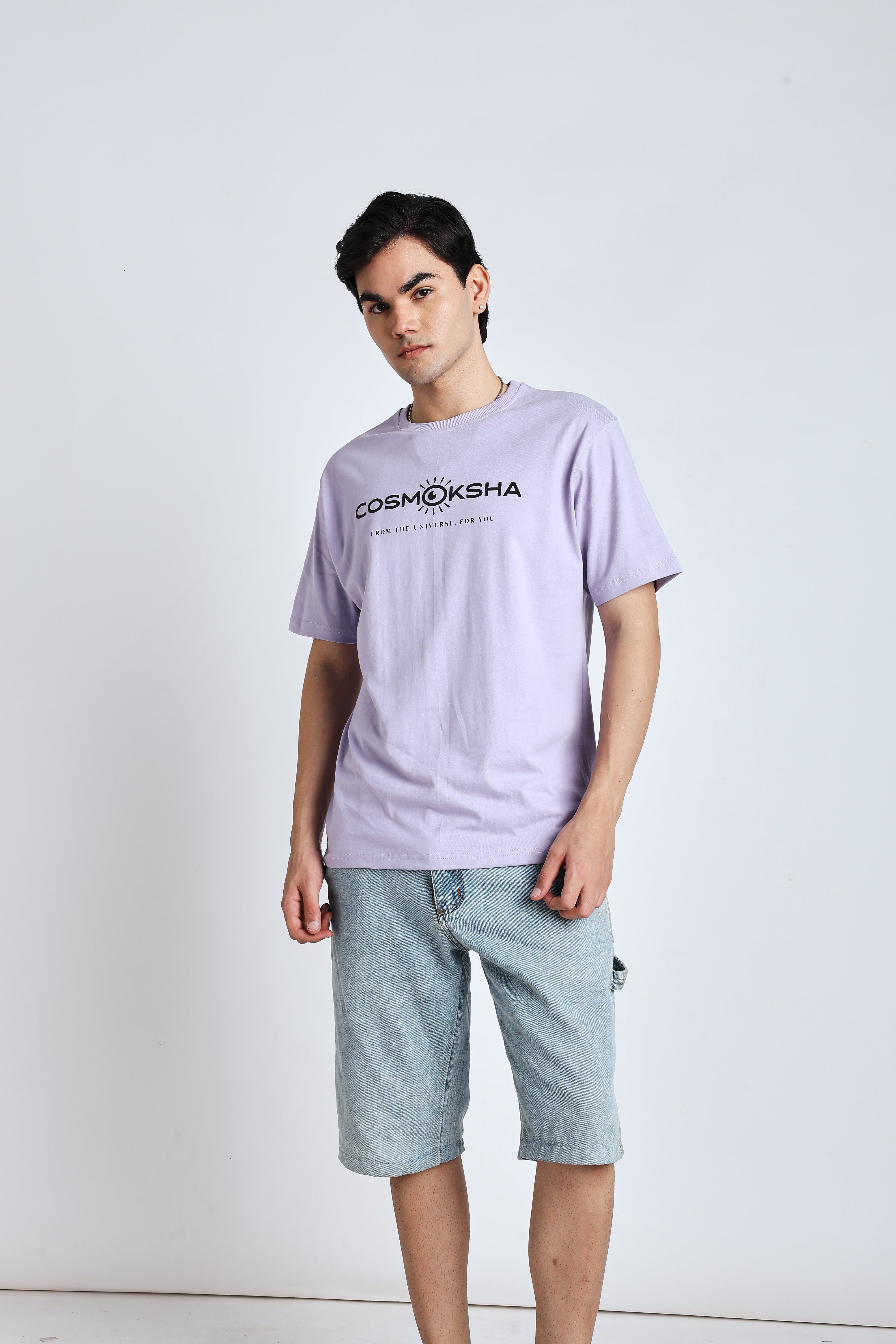 Men's Lavender Over-sized tee