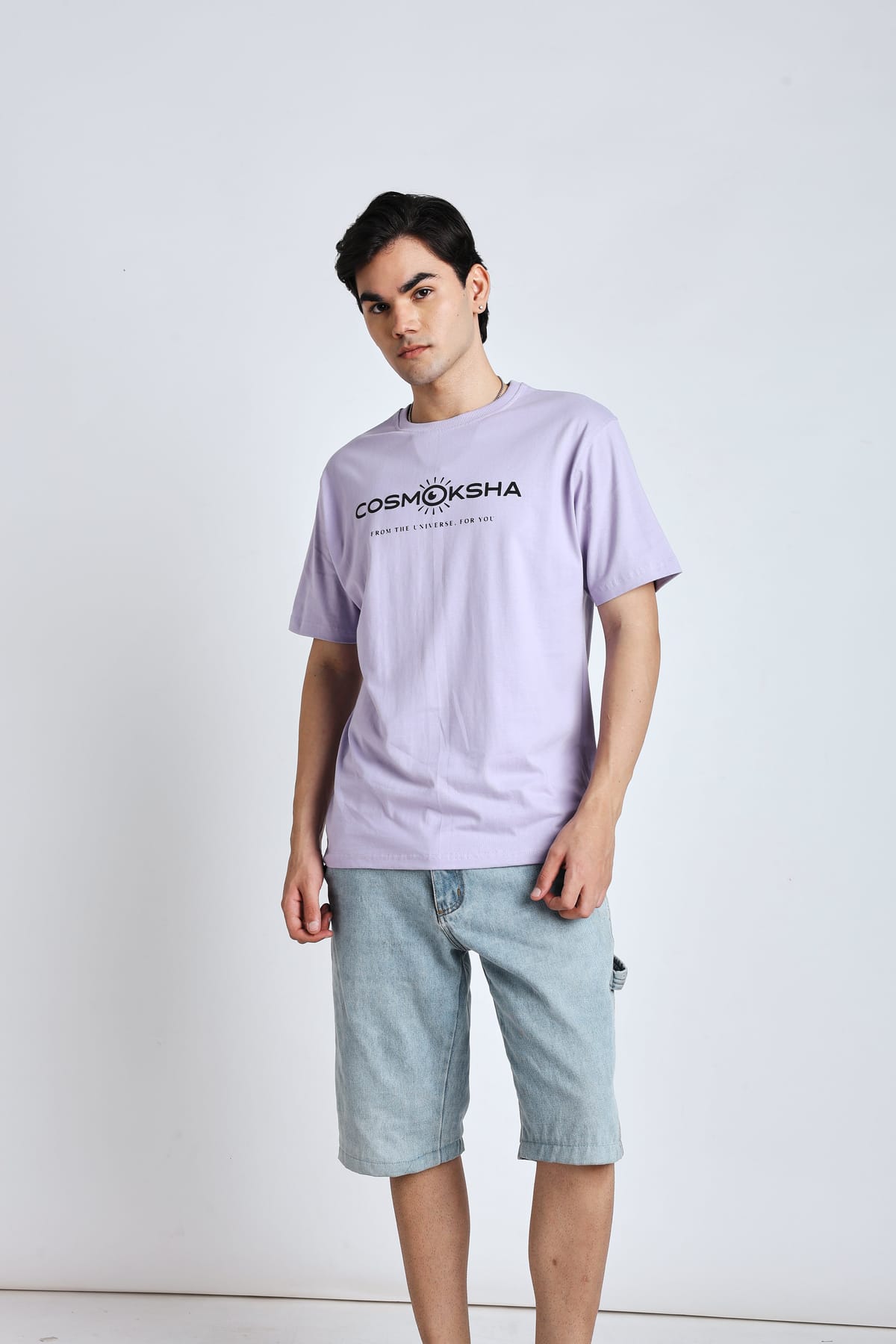 Men's Lavender Over-sized tee