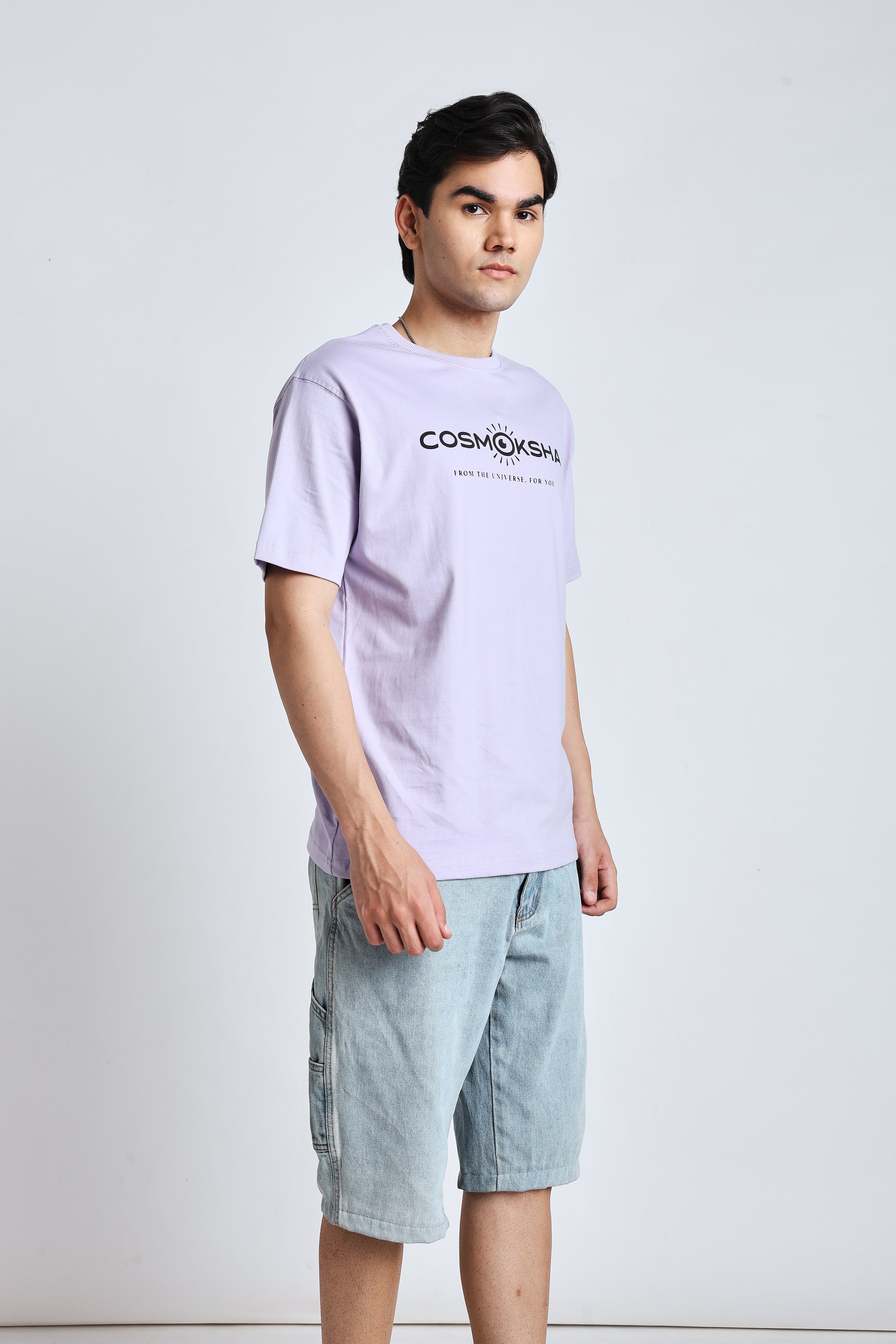 Men's Lavender Over-sized tee