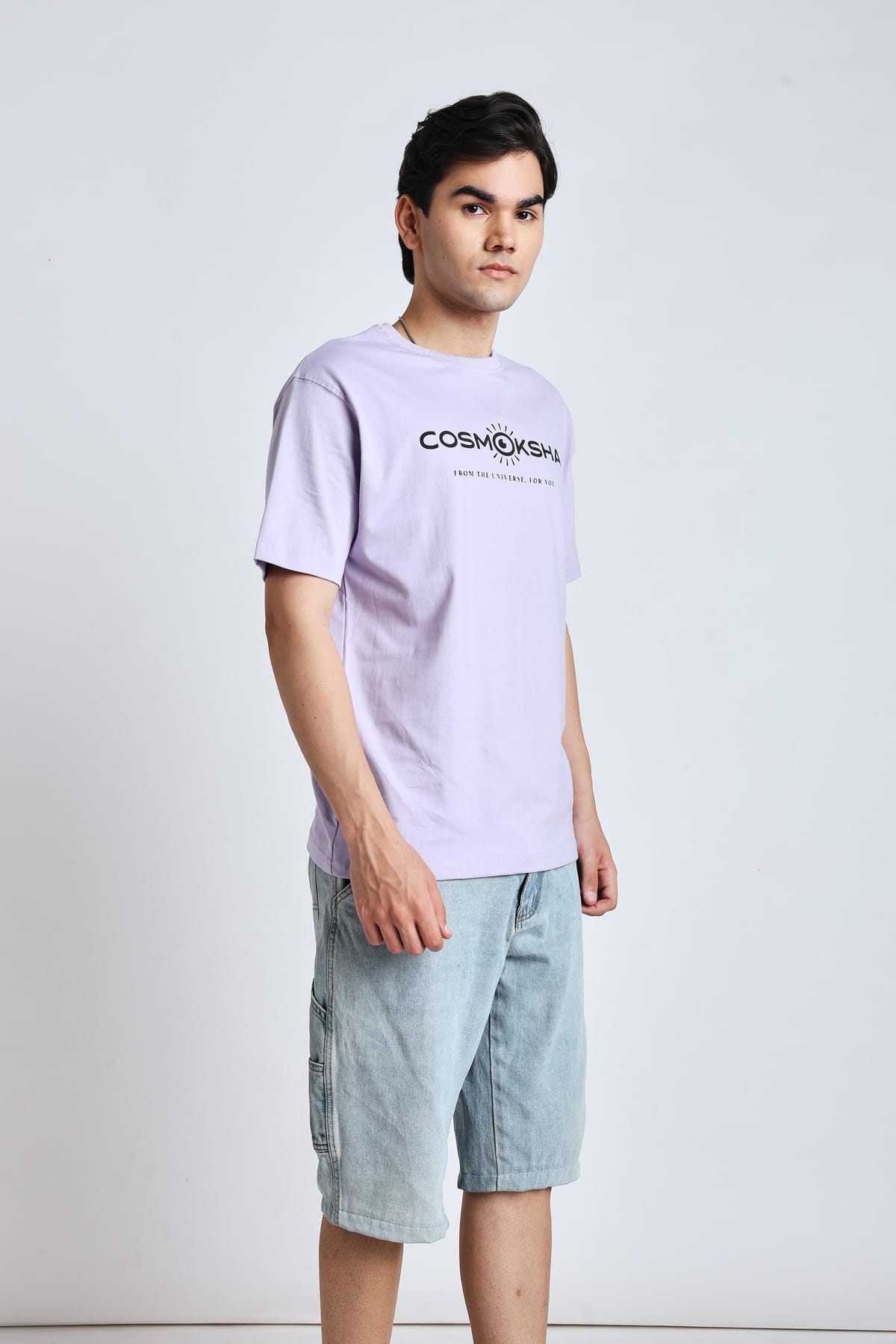 Men's Lavender Over-sized tee