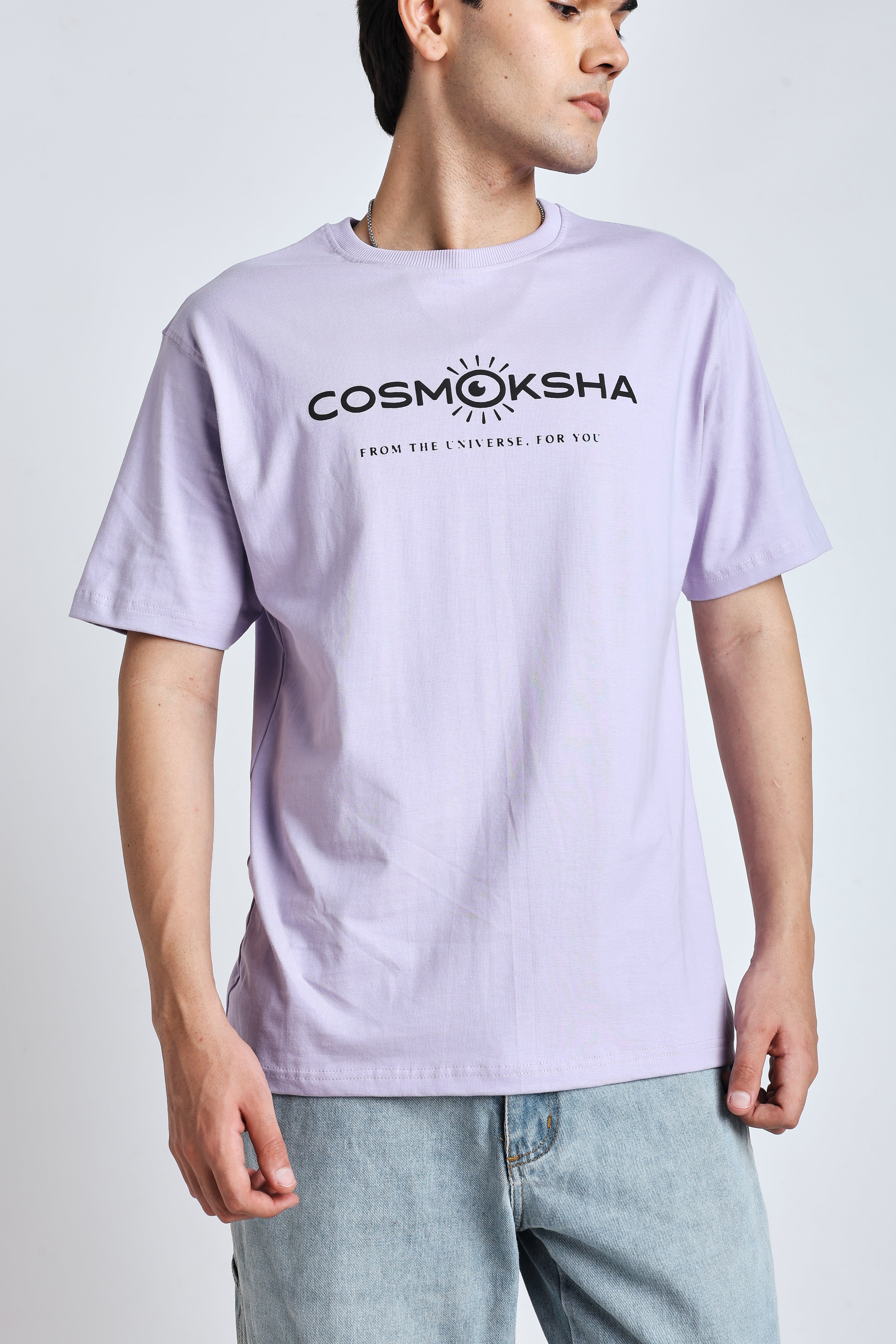 Men's Lavender Over-sized tee
