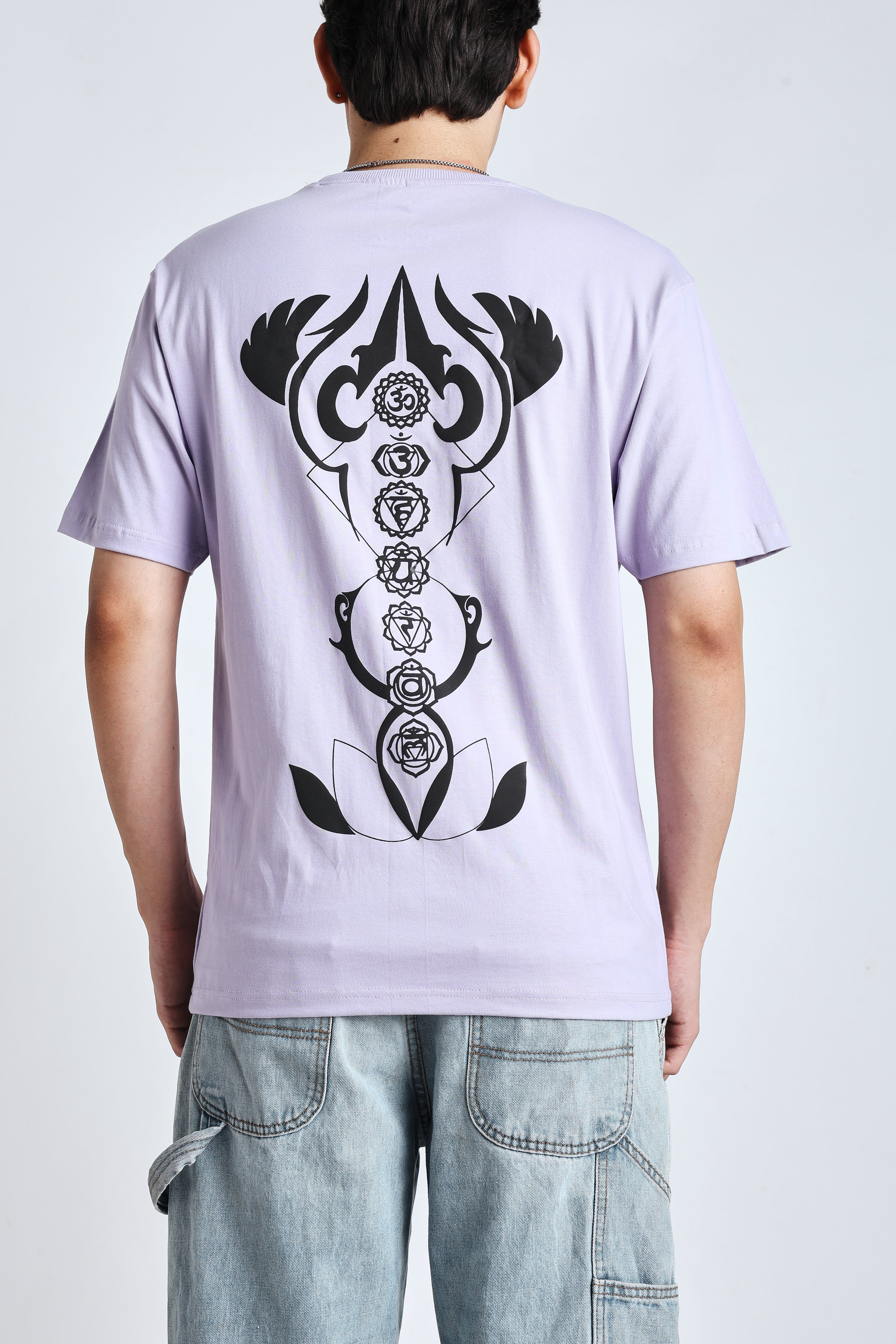 Men's Lavender Over-sized tee