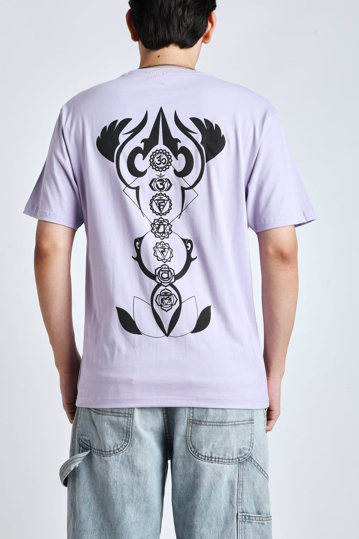 Men's Lavender Over-sized tee