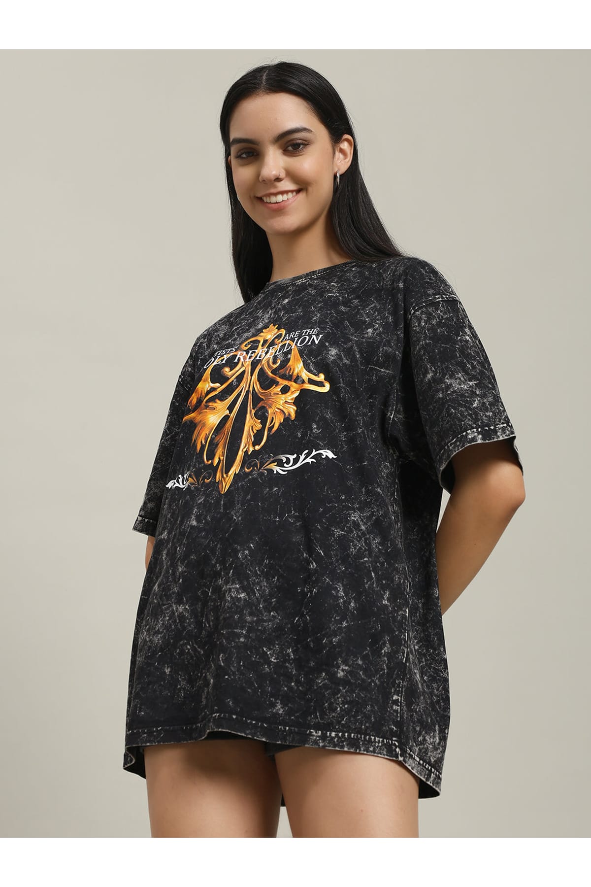 The Holy Rebellion Women Oversized Tee