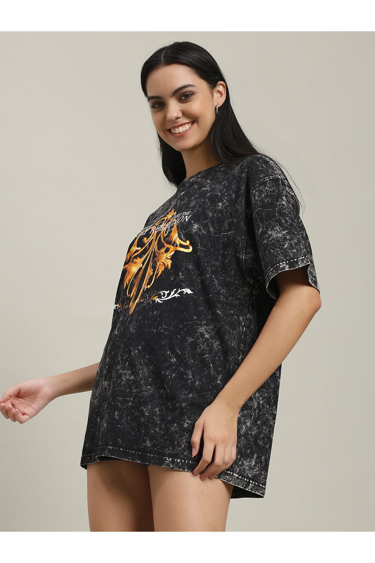 The Holy Rebellion Women Oversized Tee