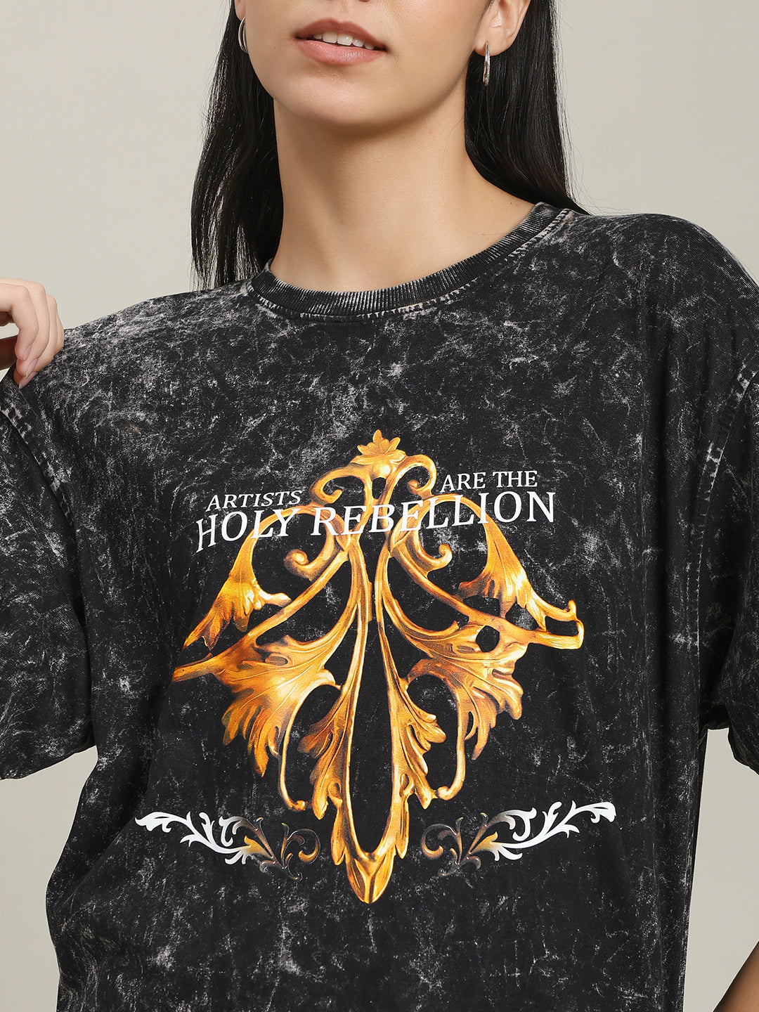 The Holy Rebellion Women Oversized Tee