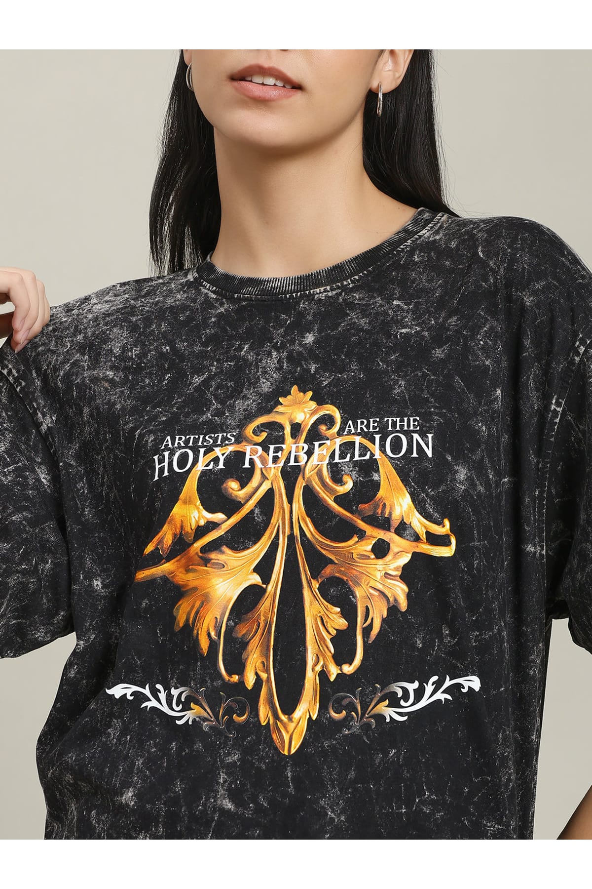 The Holy Rebellion Women Oversized Tee