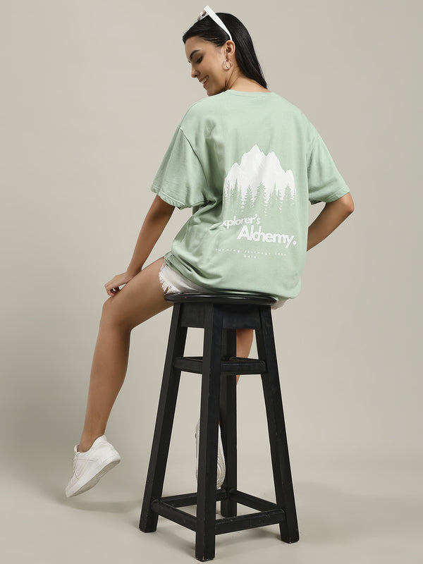 Alchemy Of Peaks Women's Over-Sized T-shirt alt view