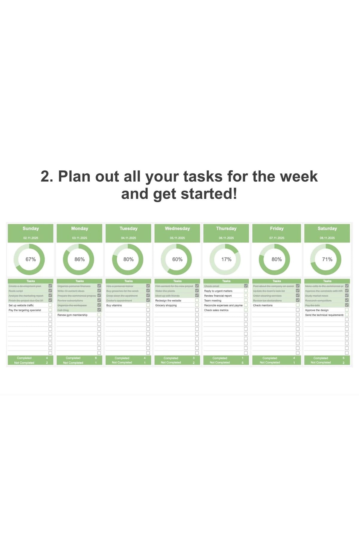 Cosmoksha – Weekly Planner