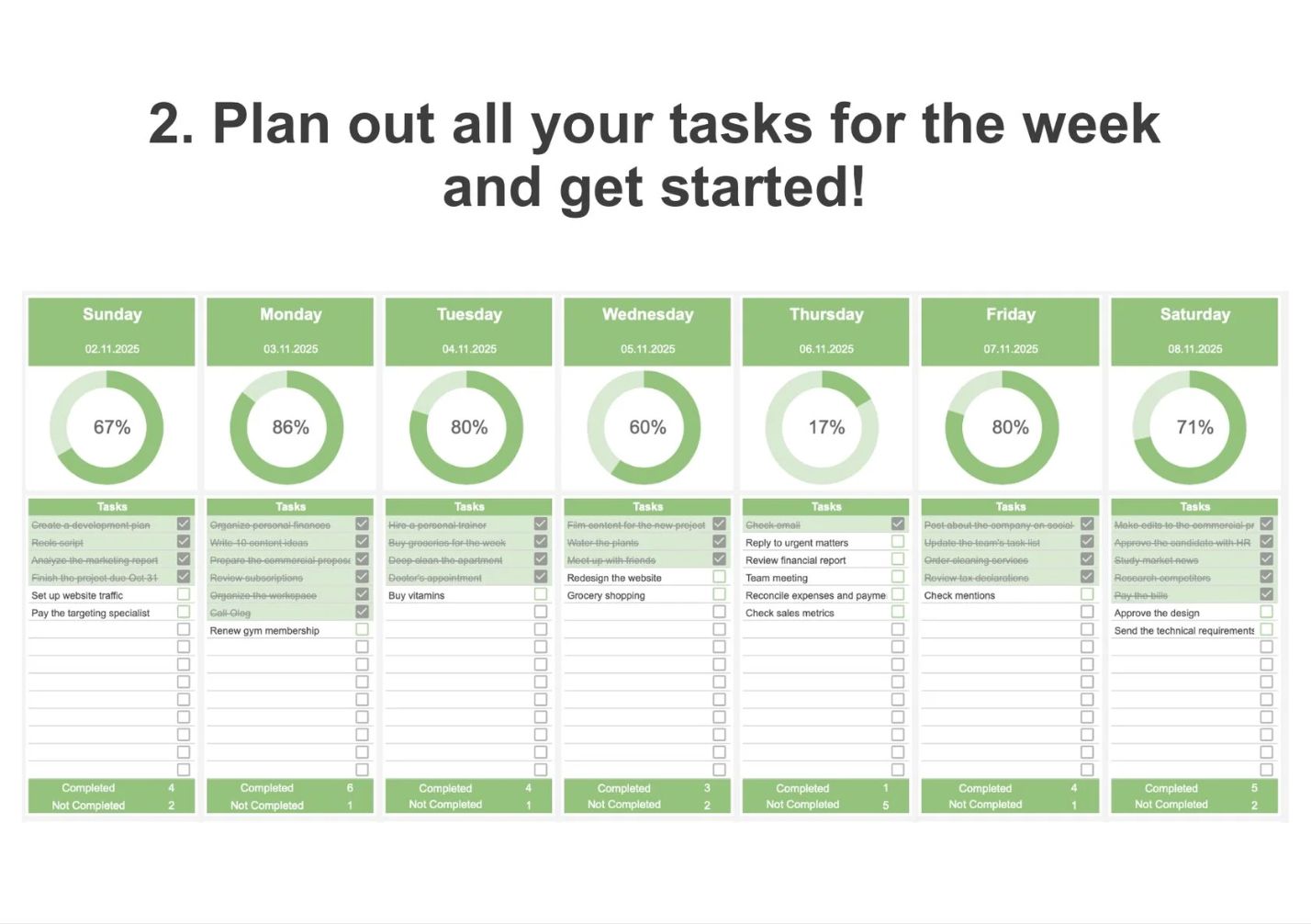 Cosmoksha – Weekly Planner