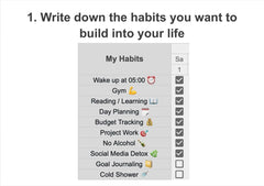 Cosmoksha – Monthly Habit Tracker